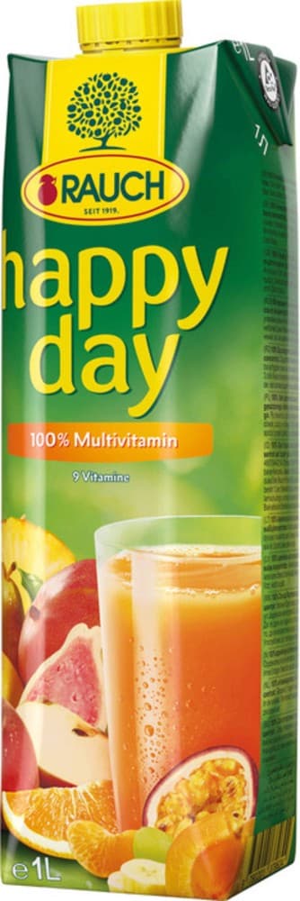Happy Day Apfel, Orange oder Multivitamin 1 Liter Rauch Angebot bei Spar
