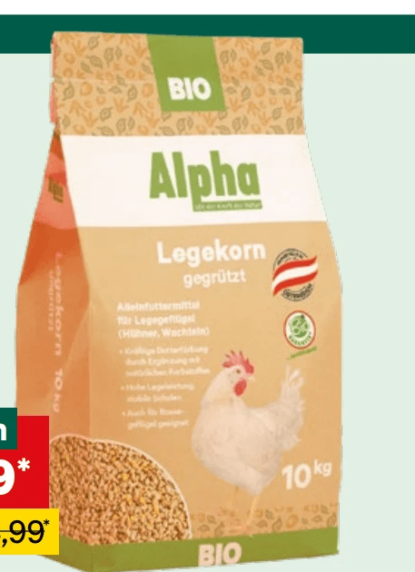 ALPHA Bio-Legekorn, 10 kg – Lagerhaus