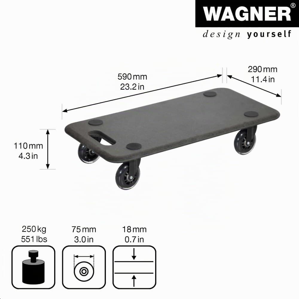Transportroller MDF MM1611 – Bauhaus