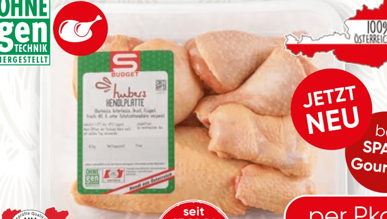 Hendlplatte, 650 g – Spar