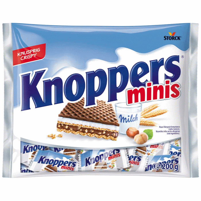 Knoppers Minis, 200 g Storck – Norma