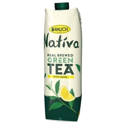 Rauch EisTee / Nativa Greentea, 1 Liter Flasche oder 1 Liter Packung – Maximarkt
