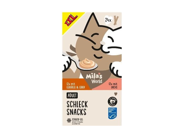 Schleck Snack, 24 x 16 g MAX & MILA'S WORLD – Lidl