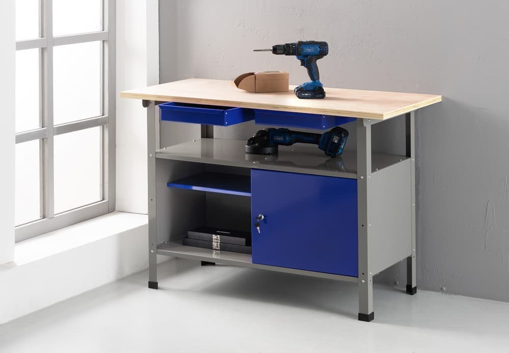 Werkbank, ca. 120 x 60 x 85 cm – Norma