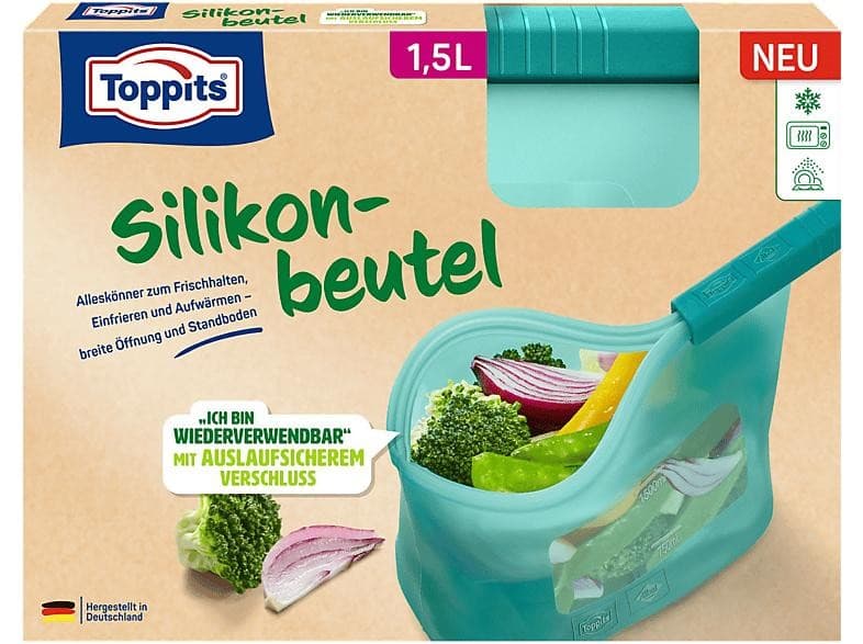 Silikonbeutel 1,5 Liter TOPPITS Angebot bei Interspar