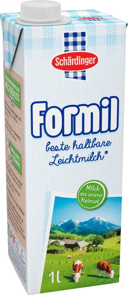 Formil H-Voll- oder Leichtmilch, 1 l Schärdinger – Lidl