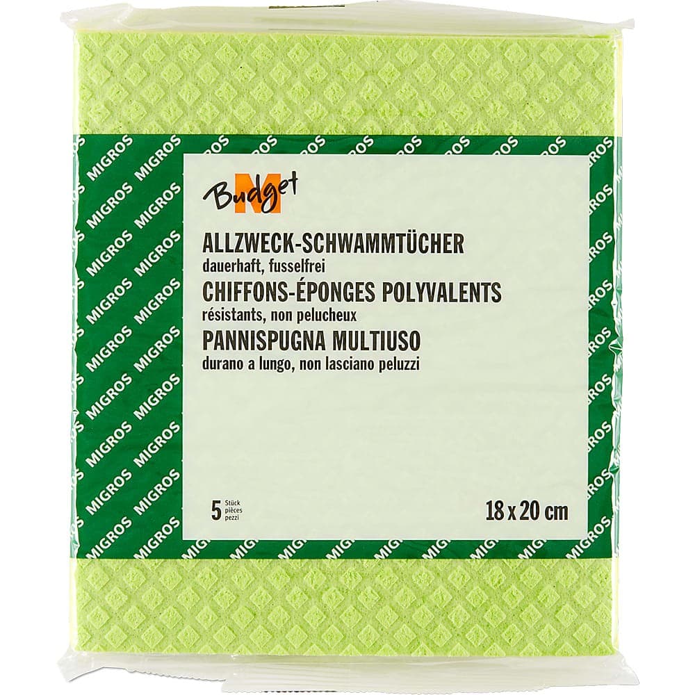 S-BUDGET Schwammtücher, 5 Stück – Interspar