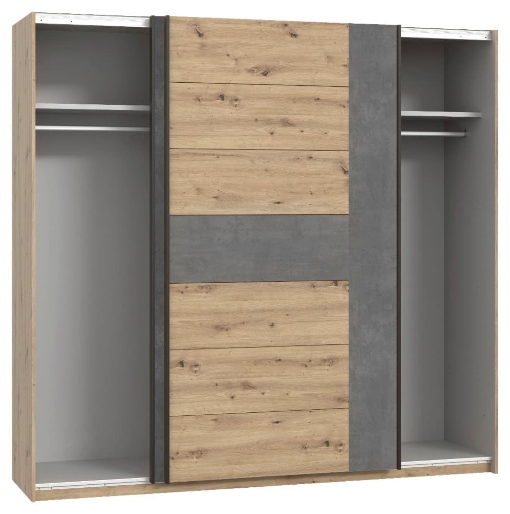 Schwebetürenschrank „CHANTON“, ca. 221x210x62 cm – Mömax