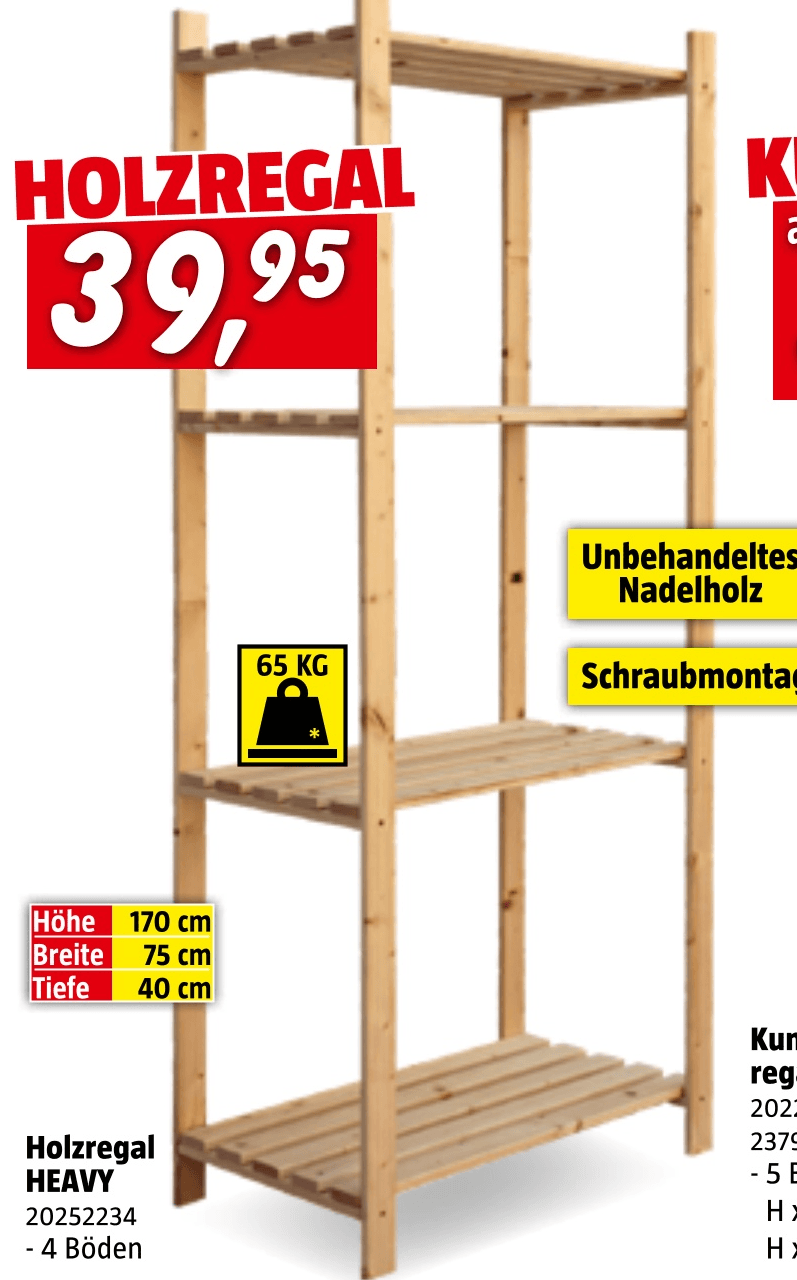 Holzregal Heavy – Bauhaus