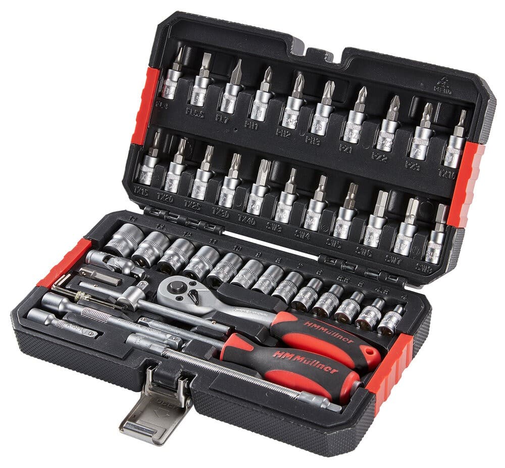 Steckschlüssel-Satz 1/4", 46-teilig HM Müllner – Zgonc