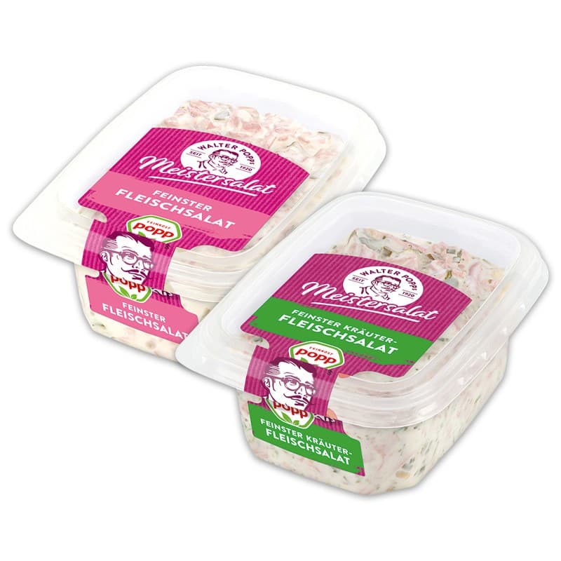 Meister Fleischsalat, 200 g Popp – Norma