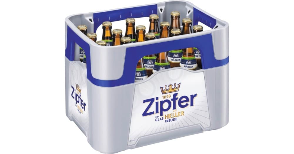Zipfer Märzen, 0,5 Liter MEHRWEG-Flasche 20er-Kiste – Maximarkt