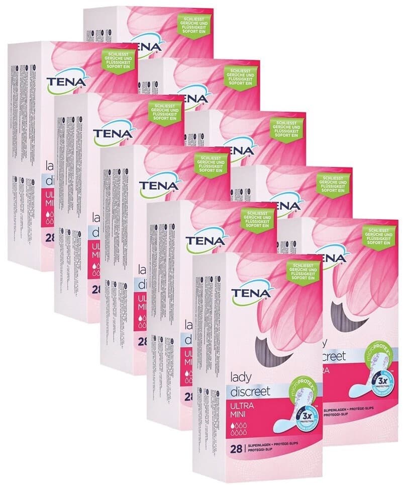 Tena Lady discreet Slipeinlagen, 28 Stück / 8 Stück – Maximarkt