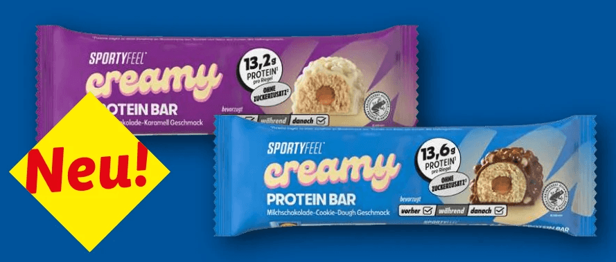 Sportyfeel Creamy Protein Riegel, 40 g – Lidl