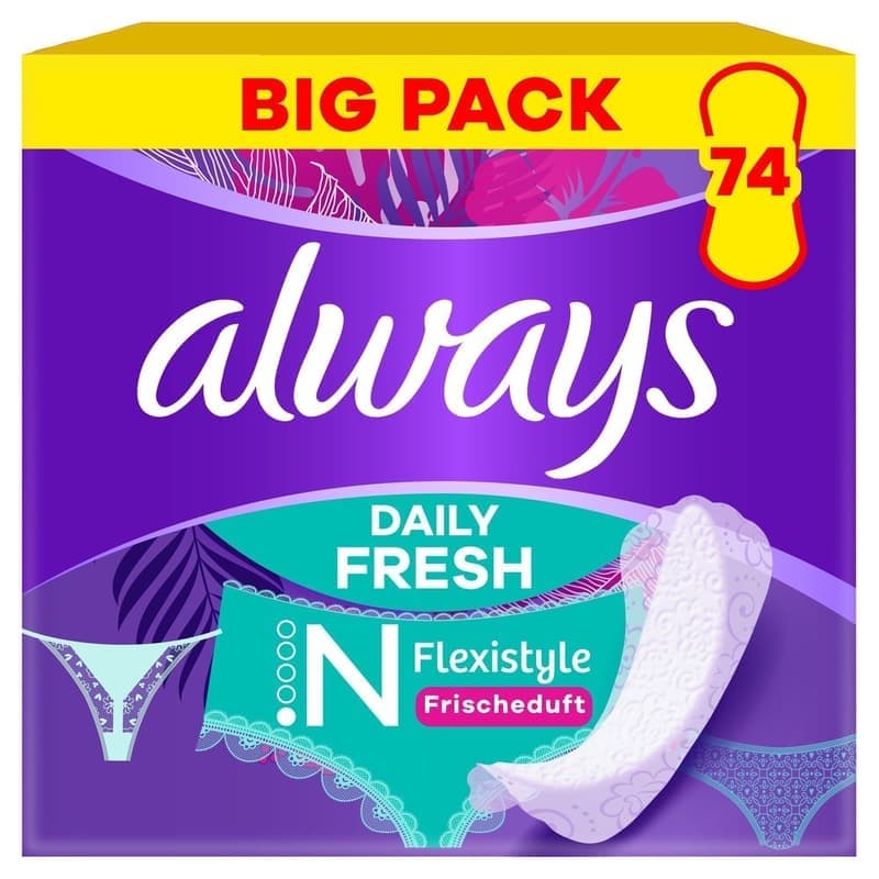ALWAYS Slipeinlagen Big Pack, 38 - 74 Stück – Müller