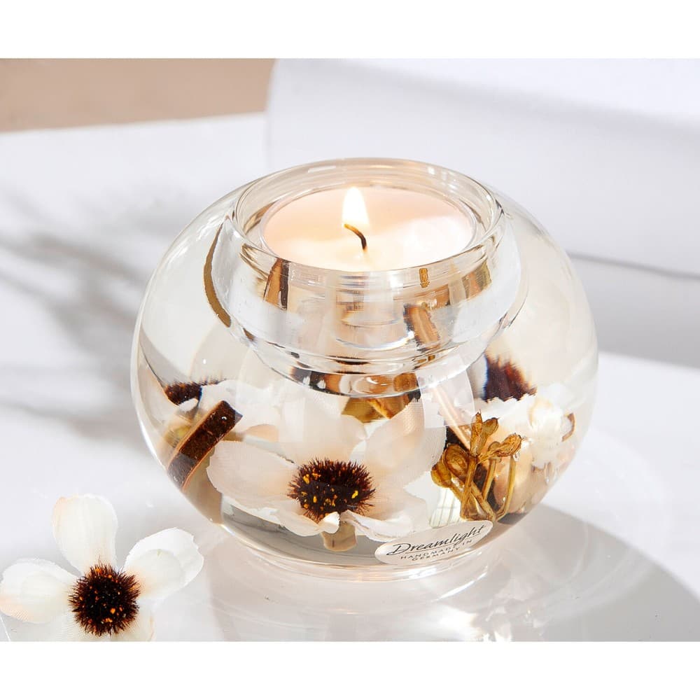 Teelichtleuchter Dreamlight Light Blossom, H 6,5 cm, Ø 8,5 cm Gilde – Müller