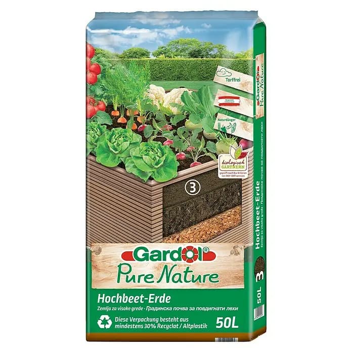 GARDOL Pure Nature Hochbeet-Erde, 50 Liter – Bauhaus
