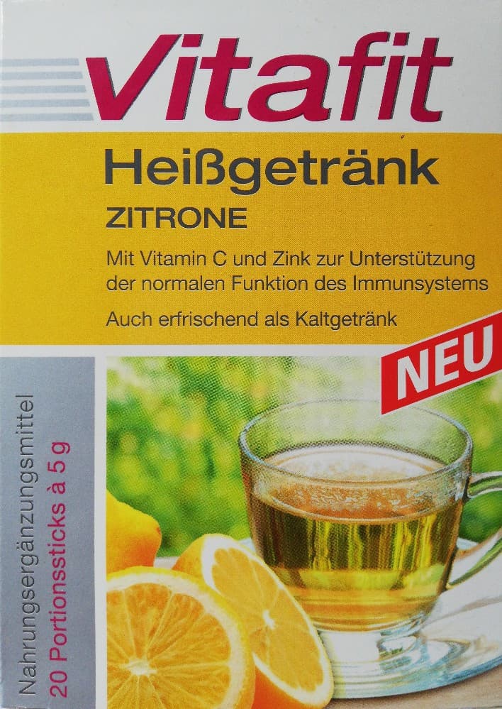 Heiße Zitrone, 20 Stück, je 100 g Vitafit – Norma