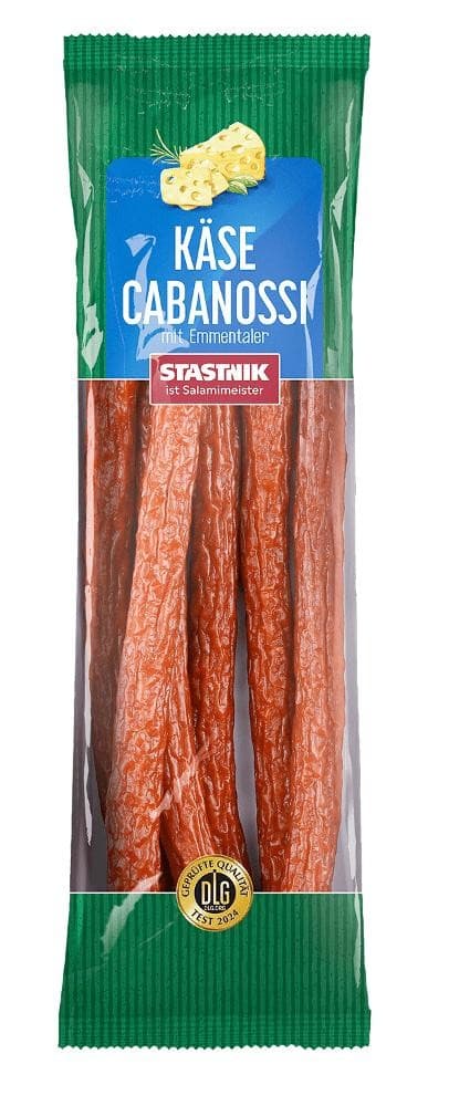 Stastnik Cabanossi Klassik, Feurig, Käse od. Pute, 250 g-300 g – Billa