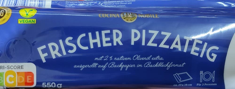 XXL Pizzateig, 550 g CUCINA – Hofer