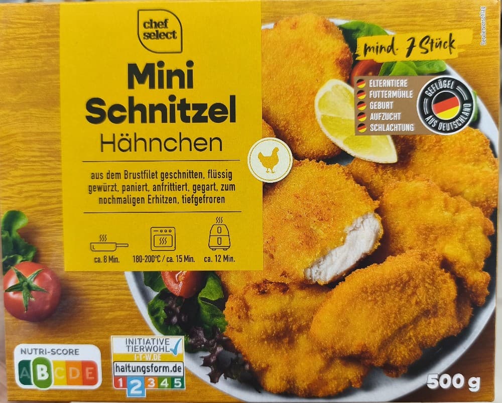 Hendl Schnitzel, 500 g Chef Select – Lidl