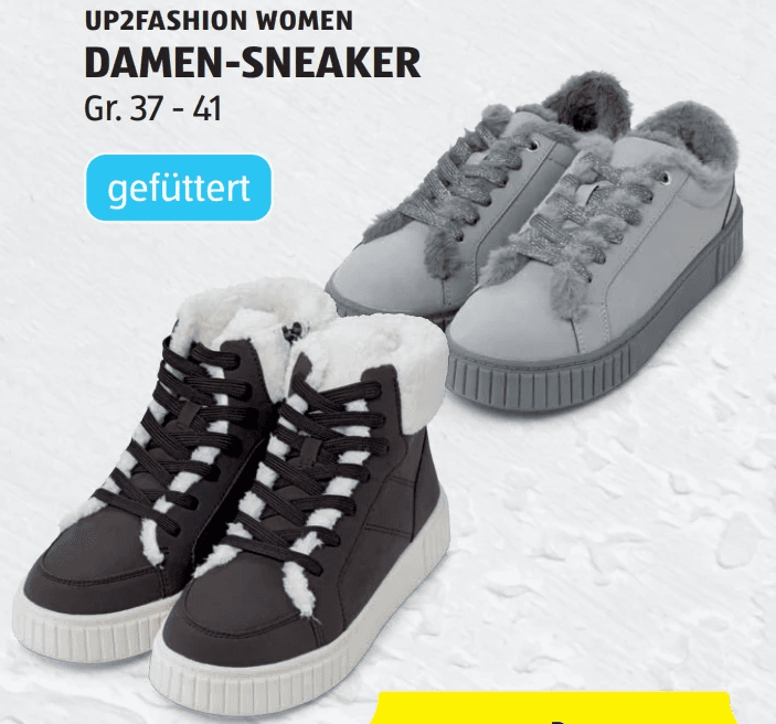 UP2FASHION Women Damen-Sneaker, Gr. 37 - 41 – Hofer