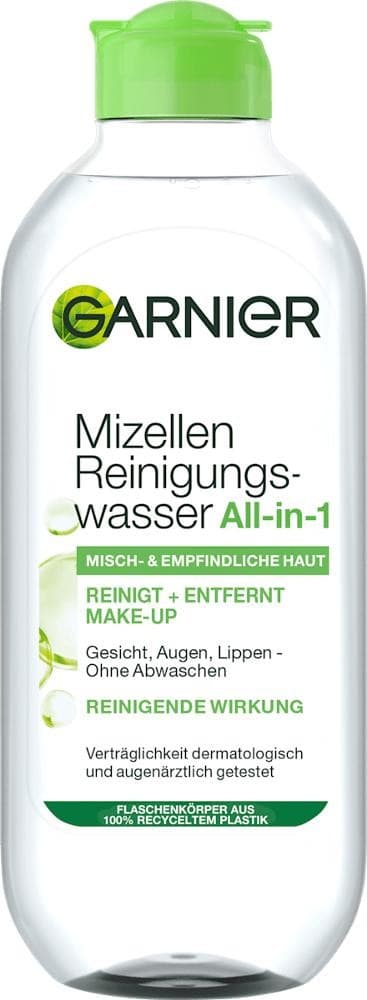 GARNIER Mizellen Reinigungswasser empfindliche Augen & Haut, 400 ml – Dm