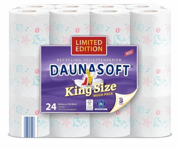 Daunasoft Dufttoilettenpapier, 24 Rollen – Norma
