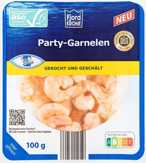 Party-Garnelen 100 g Fjord Krone Angebot bei Norma