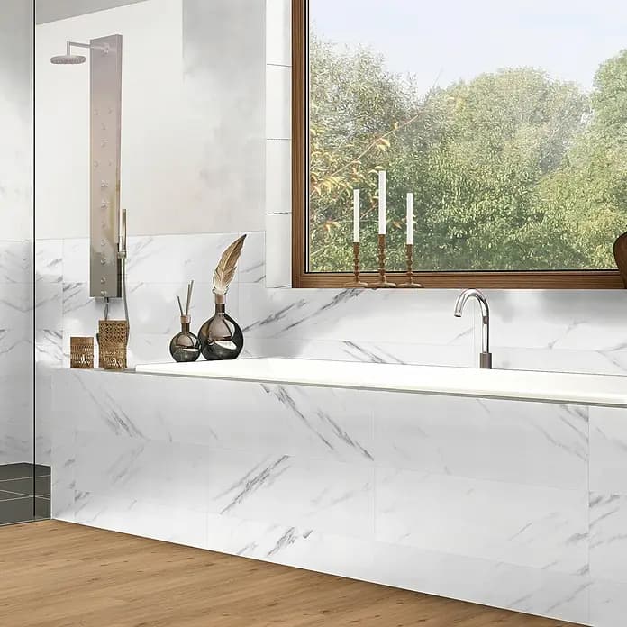 Revêt Wandpaneel SPC Marble High Gloss, Kar. – Bauhaus