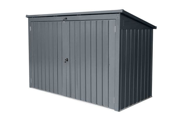3er-Mülltonnenbox, ca. 101 x 212 x 113-134 cm Loving Home – Norma