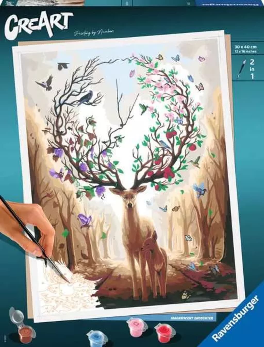 Ravensburger Malen nach Zahlen, ca. 30 x 30 cm – Lidl