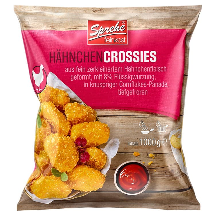 Hähnchen Crossies, 1 kg – Norma