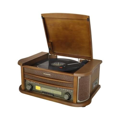 Kompakt-Anlage im Holzkoffer Soundmaster – Expert