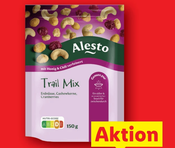 Trail Mix, 150 g Alesto – Lidl