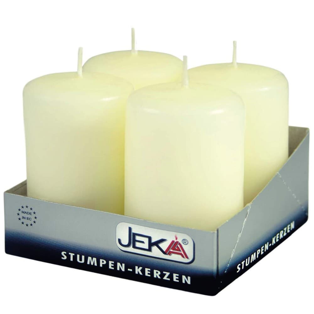 Stumpenkerzen, 4er Set – Eurospar