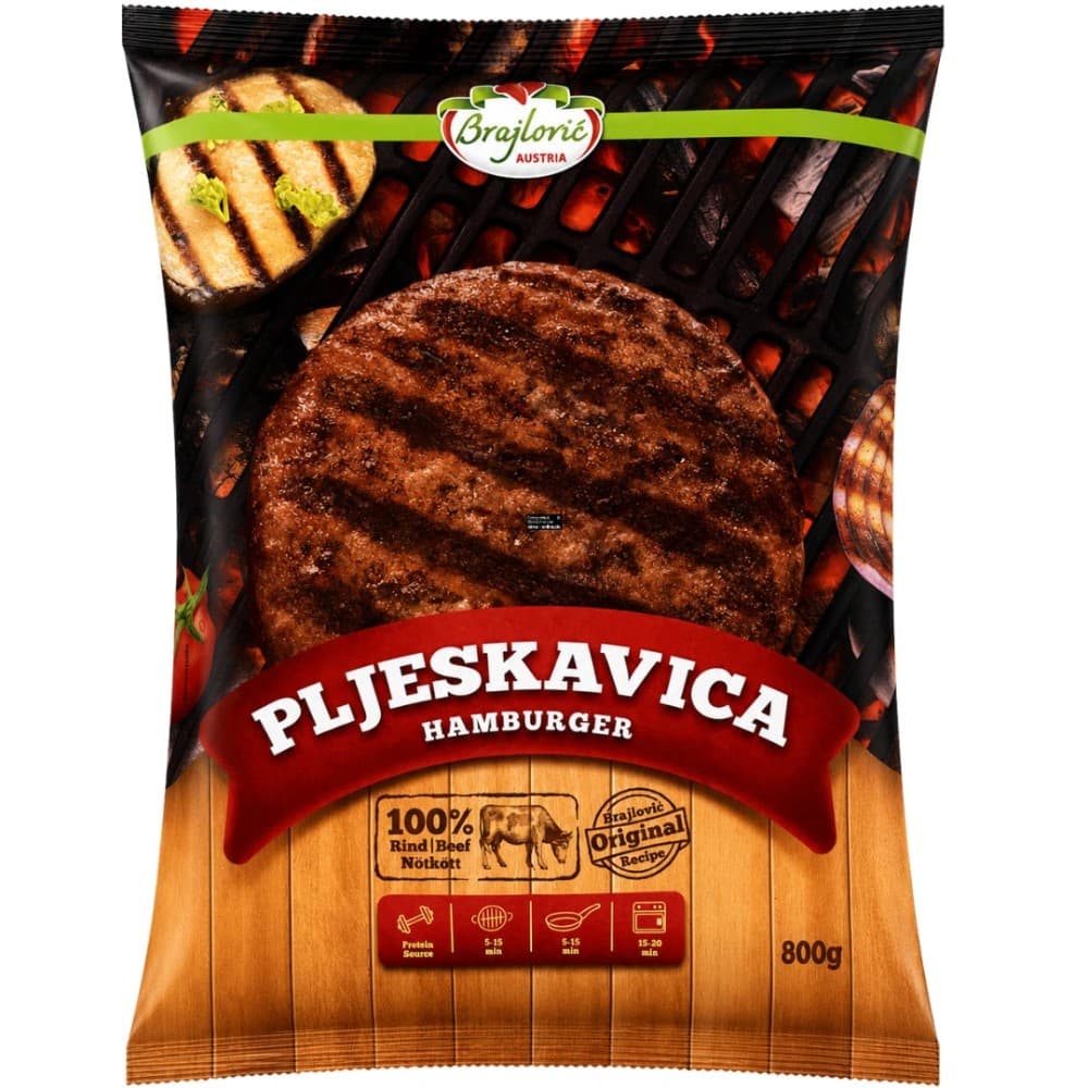 Brajlovic Cevapcici od. Pljeskavica, 800 g – Penny