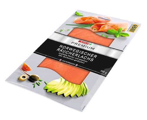 SPAR PREMIUM Lachs Mohn Quinoa, 100 g – Eurospar