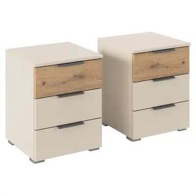Nachtschrank 2er-Set ca. 40x52x40 cm Angebot bei Mömax