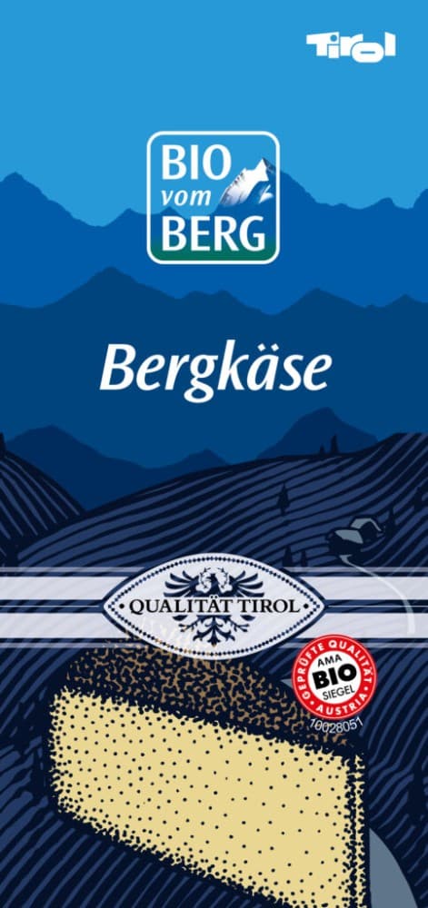 BIO vom BERG Bergkäse, 250 g – MPREIS