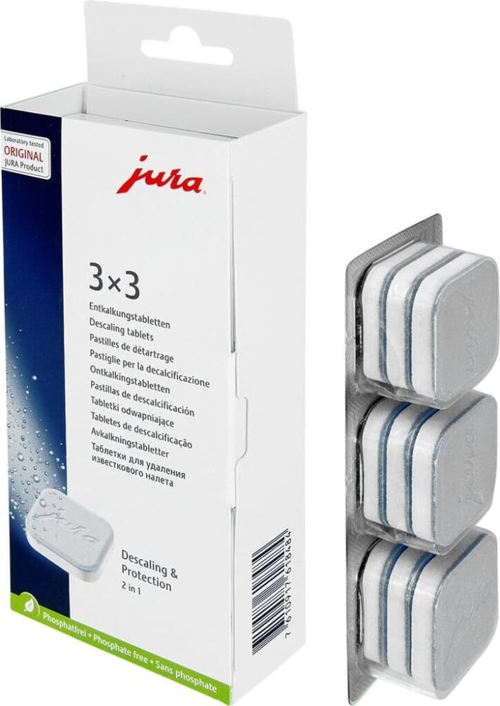 2-Phasen-Entkalkungstabletten, 3x3 Stück Jura – Expert