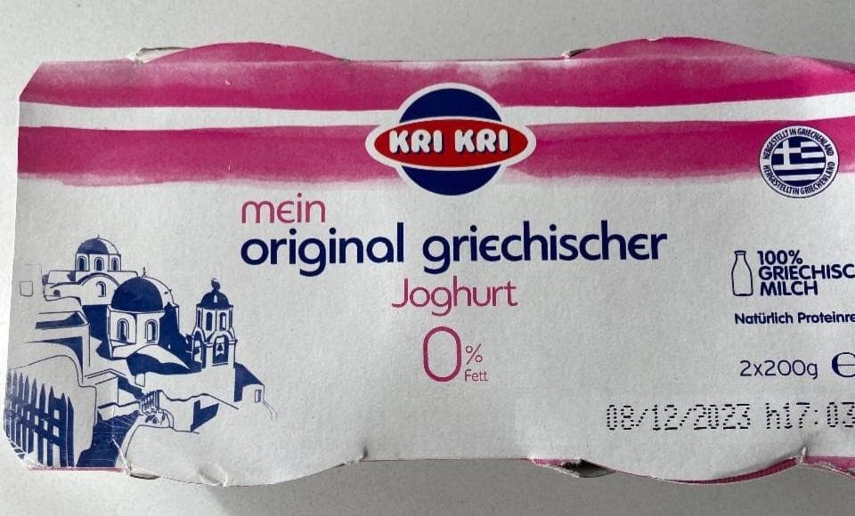 Kri Kri Original Griechischer Joghurt, 2x 200 g – Maximarkt