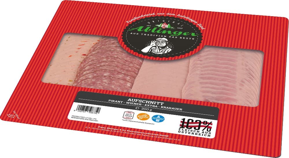 Aufschnitt, 300 g Ablinger – Norma