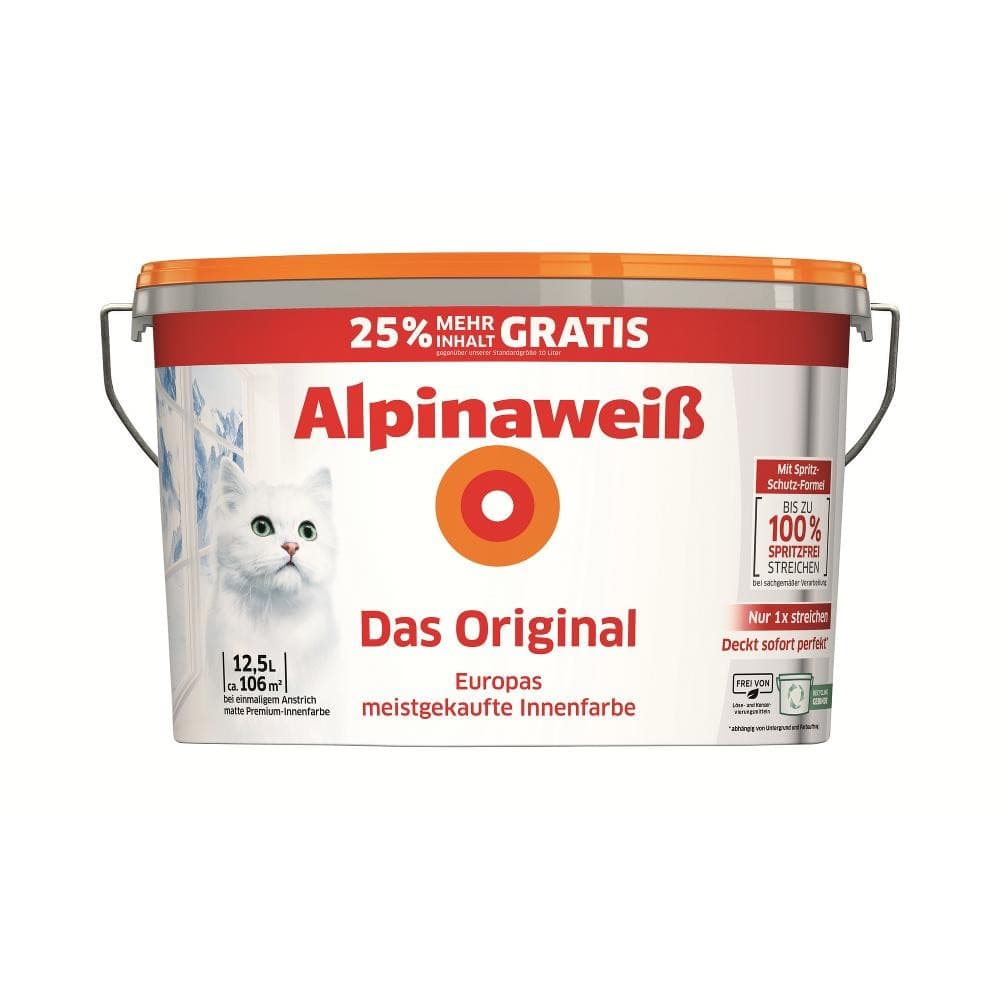 Alpinaweiß Das Original, 12,5 Liter – Bauhaus