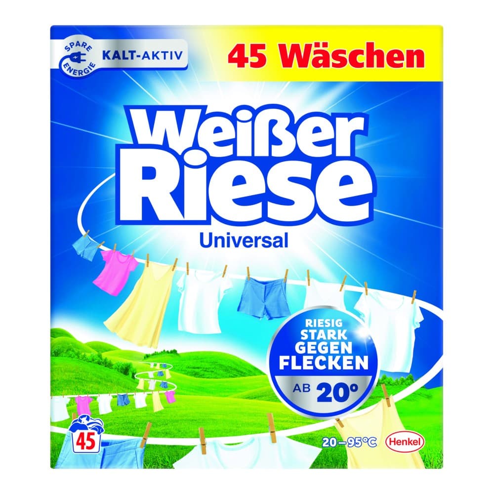 Weißer Riese Pulver Universal od. Gel Color, 45/50 WG – Penny