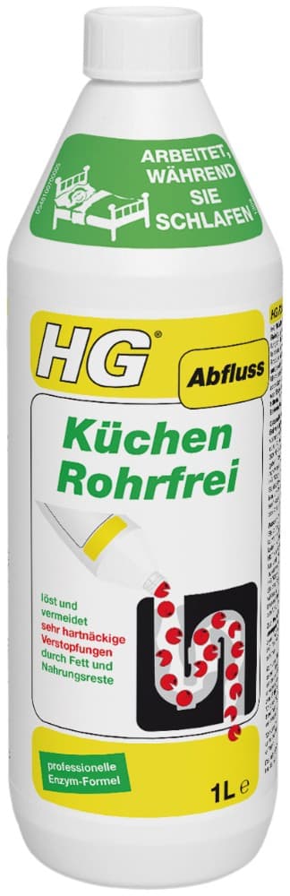 HG Küchen-Rohrfrei, 1 Liter – Zgonc