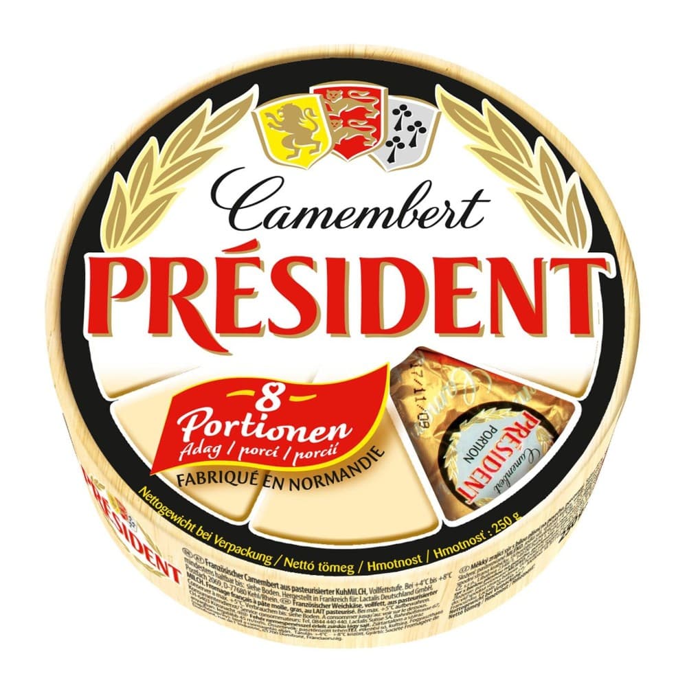 Camembert Portionen 250 g Président Angebot bei Penny