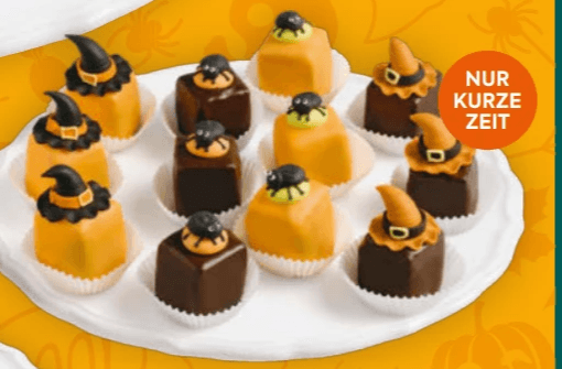 Halloween-Petit-Fours, 12 Stück Packung – Billa Plus