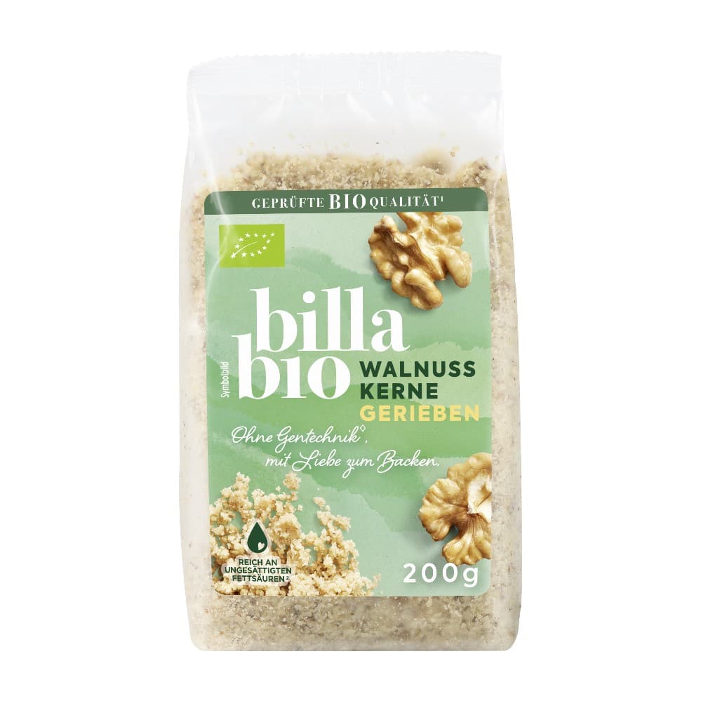 billa bio Walnusskerne gerieben, 200 g – Adeg