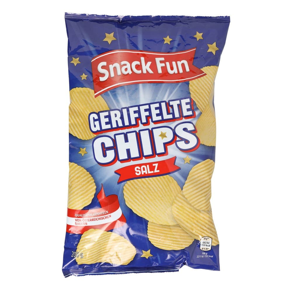 Snack Fun Riffel Chips, 200 g – Hofer